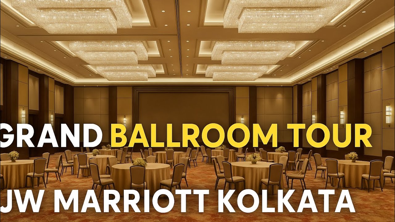 JW Marriott Hotel Kolkata Grand Ballroom Tour: A Luxury Event Venue in Kolkata