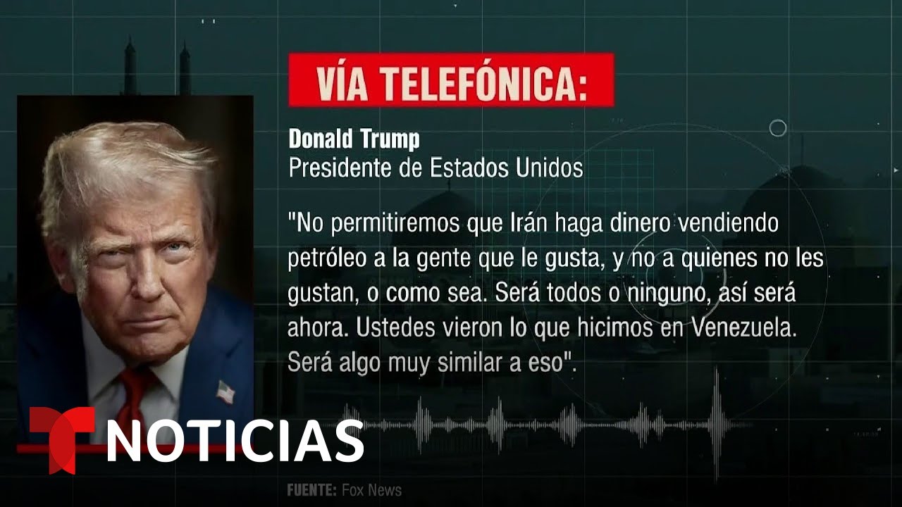 Trump anuncia que controlará el estrecho de Ormuz tras fracasar negociaciones | Noticias Telemundo