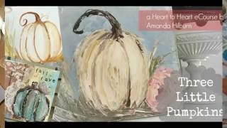 Three Little Pumpkins | Speed Painting Timelapse