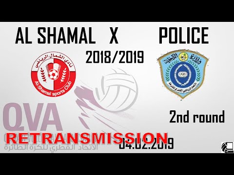 Al Shamal X Police - Qatar Volleyball League 2018/19