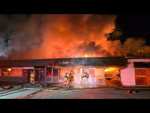 Fatal Second-Alarm Commercial Structure Fire In Central Bakersfield