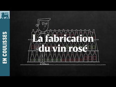 La fabrication du vin rosé