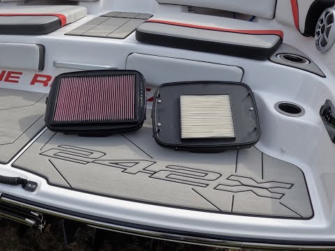 Putting K&N air filters in our Yamaha jetboat. (Part 1...The install)
