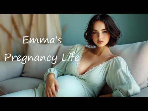 【VLOG】臨月の新婚妊婦エマの日常 | AI美女ビデオ