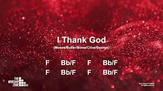 I Thank God || Lyrics and Chords || Congregational key