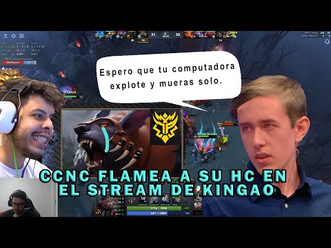 CCNC flamea a su HC en el stream de Kingao 🤬 El cabezón asado / Análisis 20K del Tilteo del mitrón