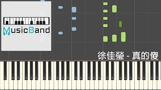徐佳瑩 LaLa Hsu - 真的傻 Foolish Love - 電影 “一吻定情” 追愛版主題曲 - Piano Tutorial 鋼琴教學 [HQ] Synthesia