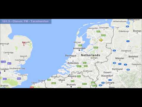 FM bandscan during flight from Newcastle to Berlin (23/03/2018)