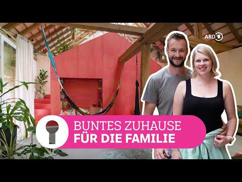 Spektakulärer Umbau: junge Familie baut alte Scheune aus mit bunten Farben | ARD Room Tour