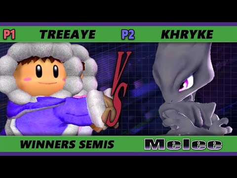 S@X 430 Winners Semis - treeaye (Ice Climbers) Vs. Khryke (Mewtwo) Smash Melee - SSBM