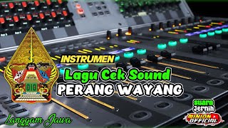 Download lagu LAGU CEK SOUND PERANG WAYANG || KENDANG SUARA JERNIH mp3