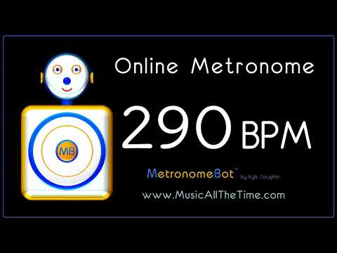 Online Metronome at 290 BPM MetronomeBot