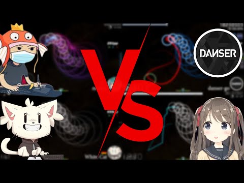 WhiteCat mrekk vs Neuro-sama + danser go || Camellia - Flamewall by Sotarks 10.21*