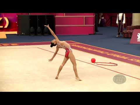 TLEKENOVA Adilya (KAZ) - 2019 Rhythmic Worlds, Baku (AZE) - Qualifications Hoop