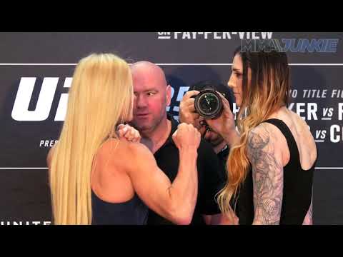Holly Holm vs. Megan Anderson - Media Day Face-Off - (UFC 225: Whittaker vs. Romero 2) - /r/WMMA