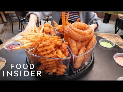 Burger Joint Serves A Fry Roulette With 72 Combinations Video