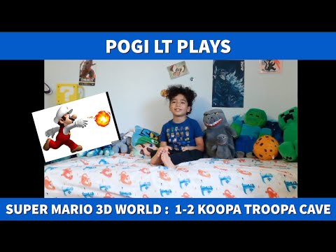 Pogi LT Plays - Super Mario 3D World : 1-2 Koopa Troopa Cave