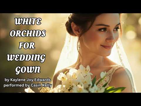 WHITE ORCHIDS FOR YOUR WEDDING GOWN by Kaylene Joy Edwards  (error in the title on the actual video)