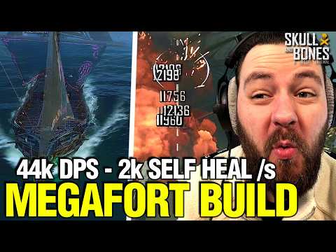 MEGAFORT CORVETTE BUILD 💥 Unkillable + Max DPS | Skull & Bones