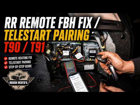Remote Fuel Burning Heater Fix / Telestart Pairing | Webasto Range Rover & Discovery T90 T91