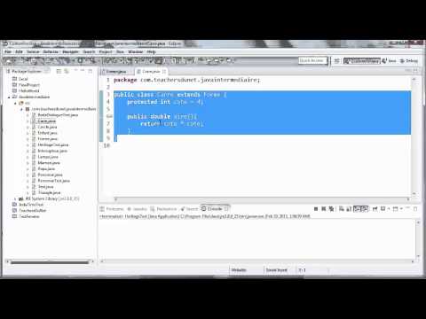 JAVA Intermédiaire 27 Le mot clé super en Java