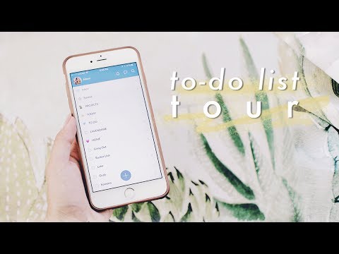 我如何整理我的待辦事項清單｜Wunderlist之旅。 (How I Organize My To Do List | Wunderlist Tour)