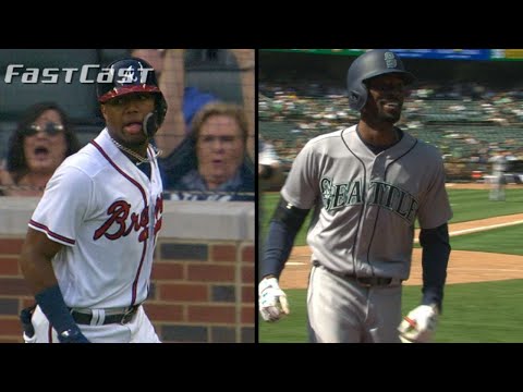 MLB.com FastCast: Acuna Jr. gets hit by pitch: 8/15/18