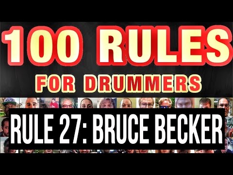 027: Bruce Becker | RULES FOR DRUMMERS