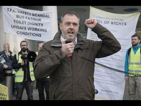 Assembly Member Neil Garrett (Conservative Party) speaks about bus safety