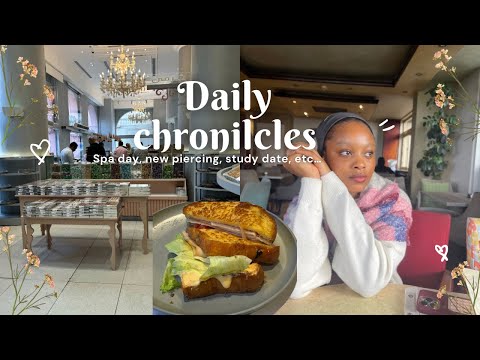 Days in Egypt: spa day, new piercings, study date, etc…