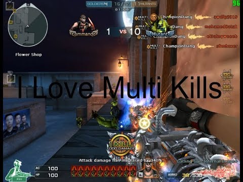 Crossfire NA: Gatling Gun-Infernal Dragon (Too Strong) HMX Zombie V4 Gameplay - Champion Dang