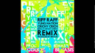 Riff Raff Ft. Yung Nation &amp; Crichy Crich - Molly On My Chest (Remix) Mp3 download - lyrics