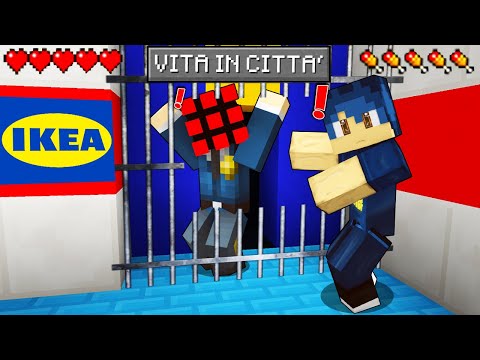 I CAUGHT GABBY INSIDE IKEA!! - CITY LIFE - Minecraft ITA