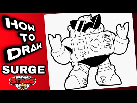 HOW TO DRAW SURGE | BRAWL STARS | STEP BY STEP | EASY | como dibujar a surge de brawl stars