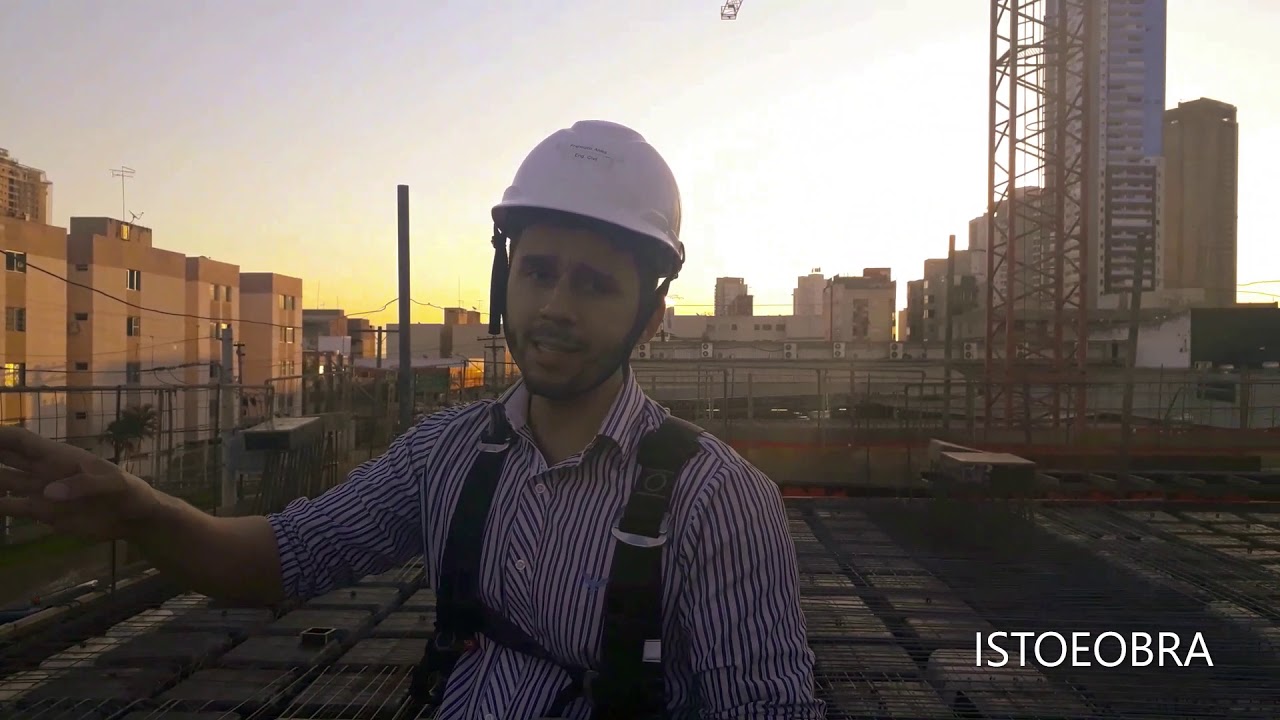 Segurança do trabalho em obra na fase de estrutura