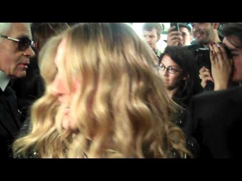 Sarah Jessica Parker And Karl Lagerfeld At The Chanel Fashion Week Party