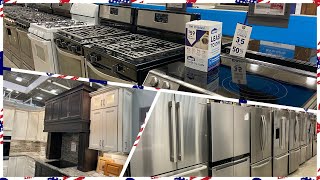 Lowe’s Appliances | Refrigerator | Stove | Kitchen Cabinet and counter top