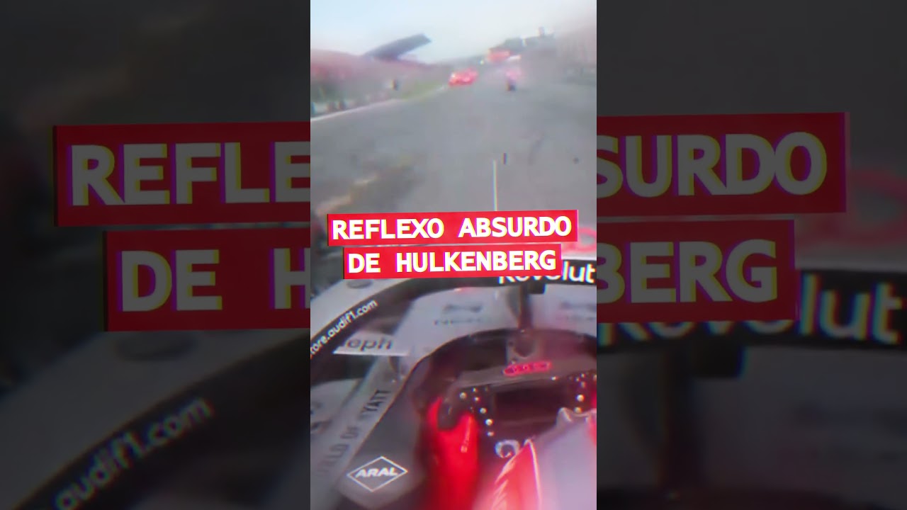 Hulkenberg com REFLEXO de GATO!
