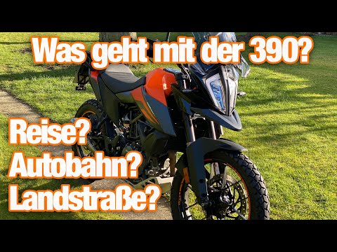 KTM 390 ADV tauglich für Landstraße, Autobahn, Reise? + V-Max Test