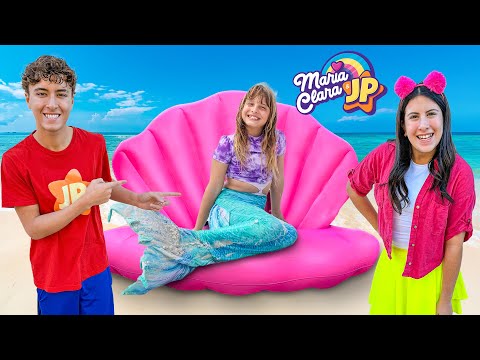 Encontramos uma sereia triste e vamos ajudá-la!