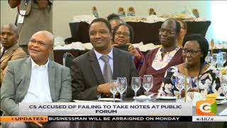 President Uhuru slams Kiunjuri in public again
