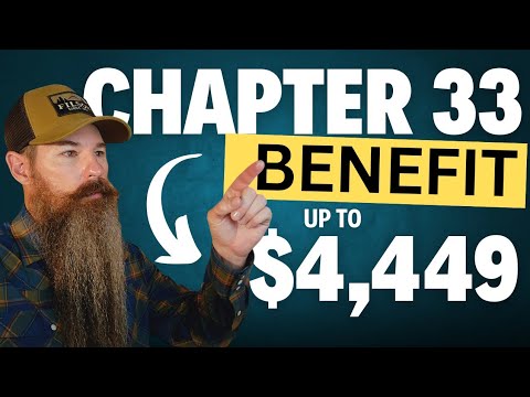 $4,449 for VA Chapter 33 Benefits! Veterans Benefits that pay out big dollars!