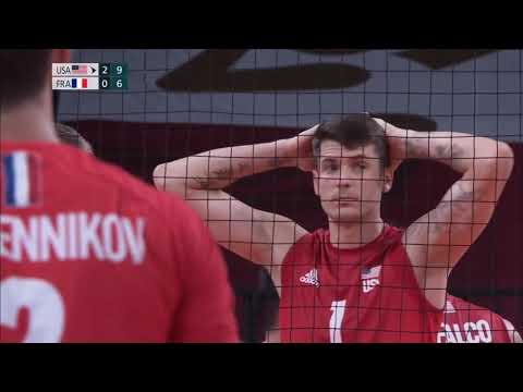 United States vs France Olympic Tokyo 2021 Volleyball Preliminary Round - Pool B Highlights
