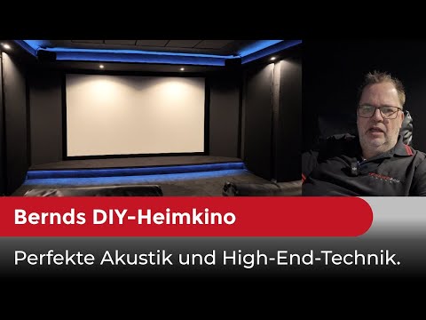 Bernds DIY-Heimkino: Perfekte Akustik und High-End-Technik. Eingemessen von Holger.