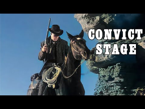 Harry Lauter, Don 'Red' Barry | Full Western, Action Movie | Stagecoach Robbery | Convict Stage