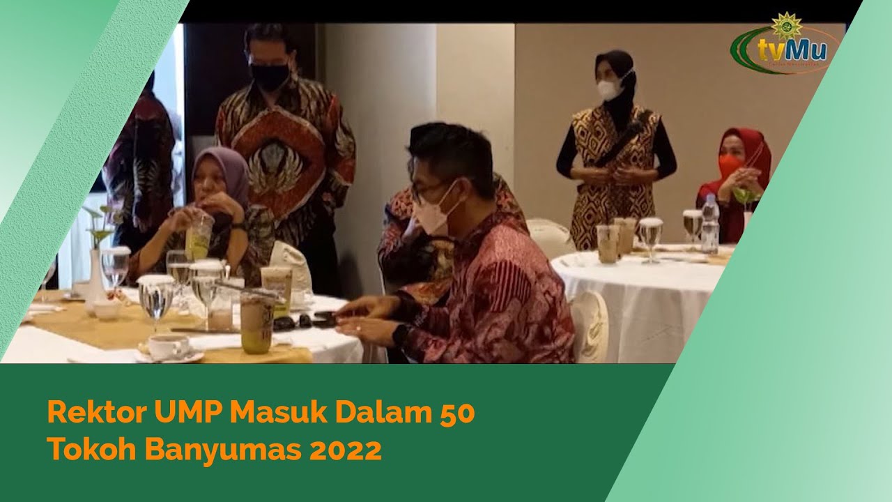 Rektor UMP Masuk Daftar 50 Tokoh Banyumas 2022