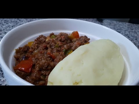 How to Prepare: Mashed Potatoes and Meat Sauce