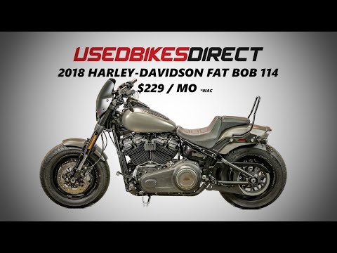 2018 Harley-Davidson Softail Fat Bob 114 at Friendly Powersports Baton Rouge