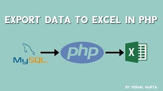 Export data to excel in PHP