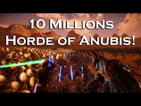 What If 10 Millions Horde Of Anubis Attack The Last Human Alliances? UEBS2 Ultimate Epic Battle 4K